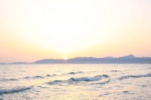 romantischer Sonnenuntergang auf Mallorca