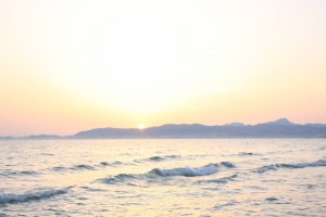 romantischer Sonnenuntergang auf Mallorca